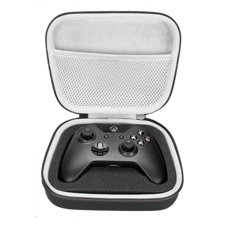 Shockproof Xbox controller bag, open with controller and foam padding insert