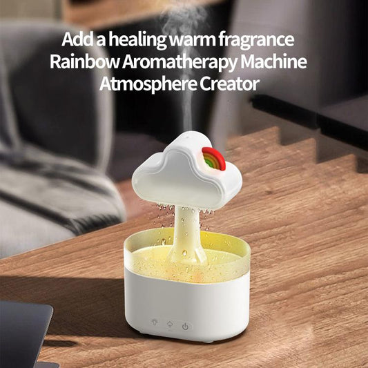 Ultrasonic Humidifier Rainbow Aromatherapy Diffuser, Rainbow