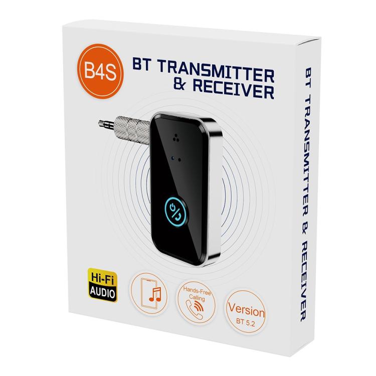 B4S Car Bluetooth 5.3 Wireless Transmitter Receiver 3.5mm Audio Adapter