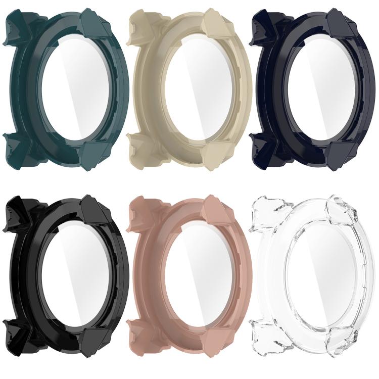 Tempered Film Integrated PC Watch Protective Case, For Garmin Instinct 3 AMOLED / Solar 50mm, For Garmin Instinct 3 AMOLED / Solar 45mm