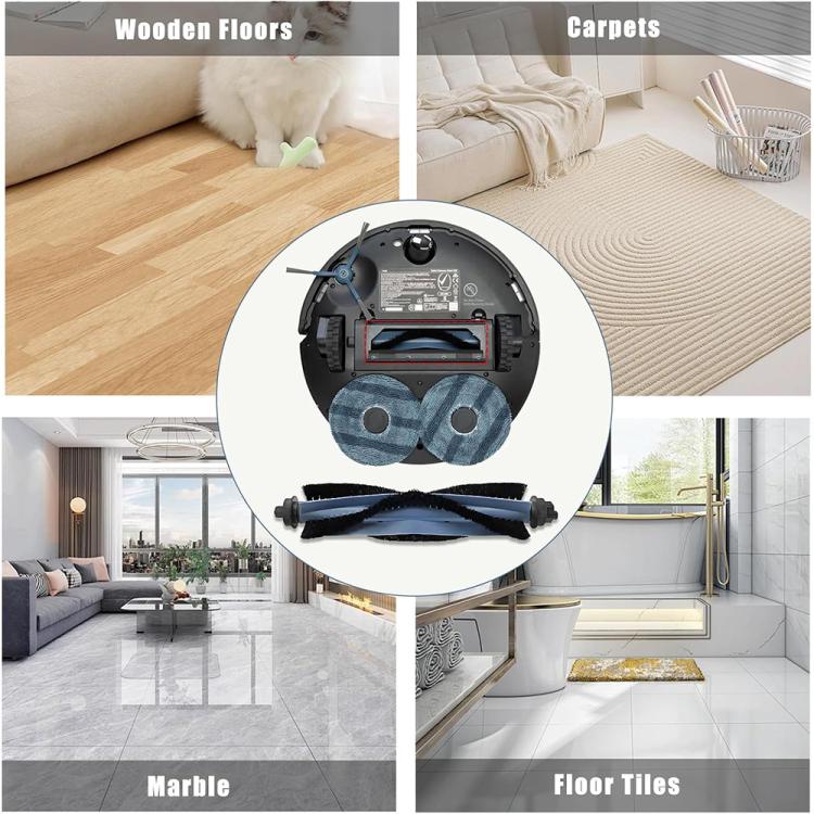 JUNSUNMAY Sweeper Main Clean Brush for Eufy Robot Vacuum Omni C20, 1 PCS/Pack, 2 PCS/Pack