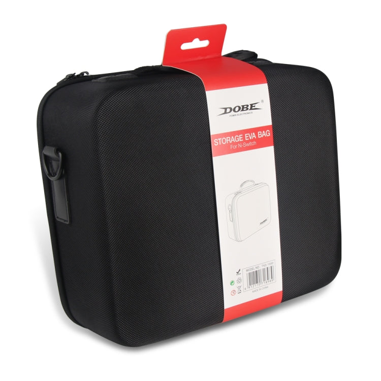DOBE black EVA travel storage case in retail package with product label