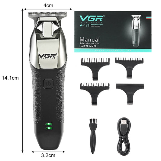 VGR V-171 5W USB Portable Push White Electric Clippers, V-171