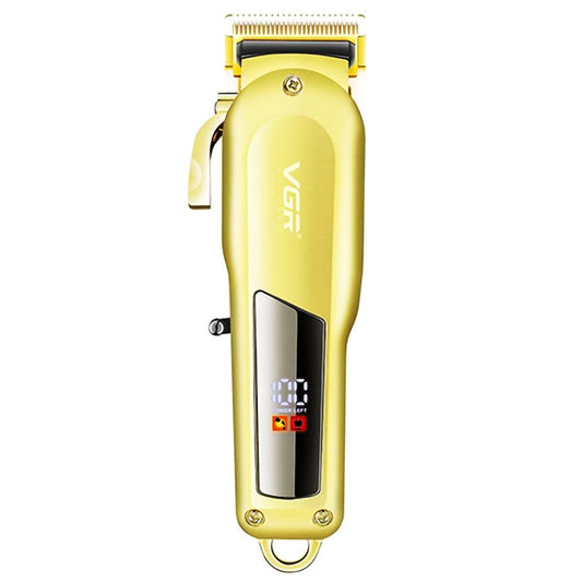 VGR V-278 10W USB Metal Electric Hair Clipper with LED Digital Display, V-278 (Gold), V-278 (Silver)