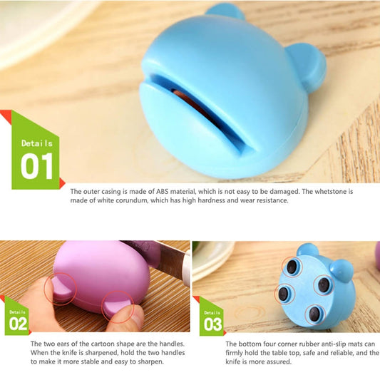 Multifunction Cartoon Design Knife Sharpener