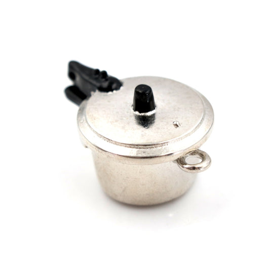 Doll House Mini Kitchen Pressure Cooker Cooking Tools Children Educational Toys, Pressure Cooker