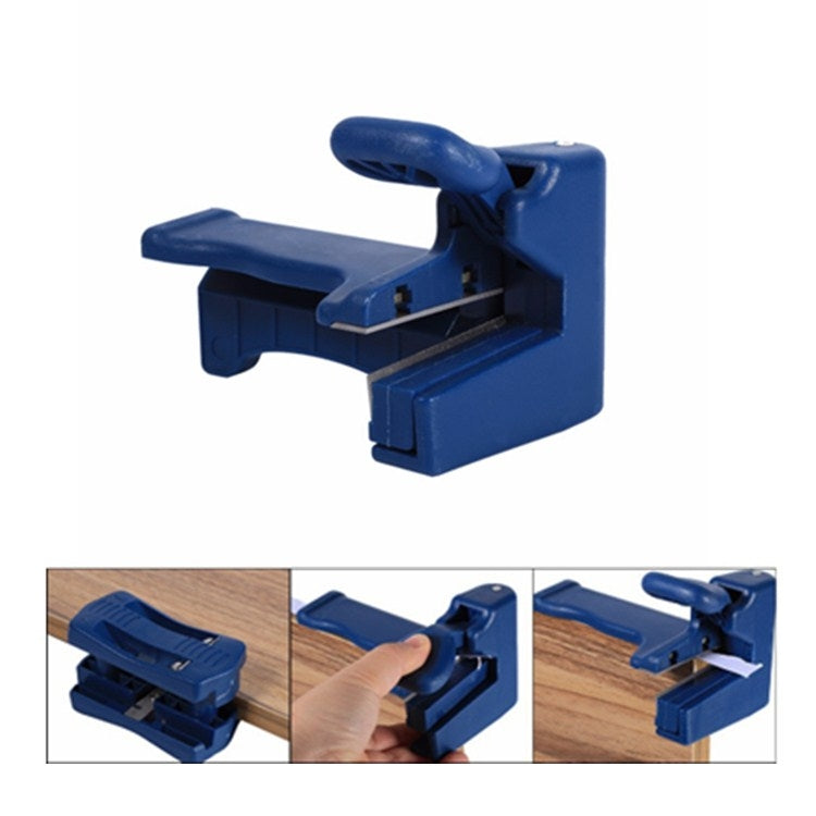 Straight Edge Trimmer Woodworking Manual Edge Banding Machine Tool Planer, Flat Head, Flush Head