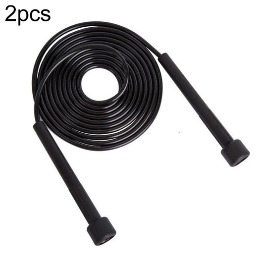 2 PCS Pen Handle Shaped Small Handle Rubber Skipping Rope for Fitness, 2 PCS
