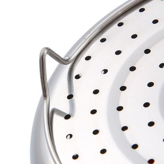 Stainless Steel Steaming Basket Plug-in Silicone Handle Pressure Cooker Steamer Kitchen Cooker Accessories, 3 Quarts, 6 Quarts, 8 Quarts