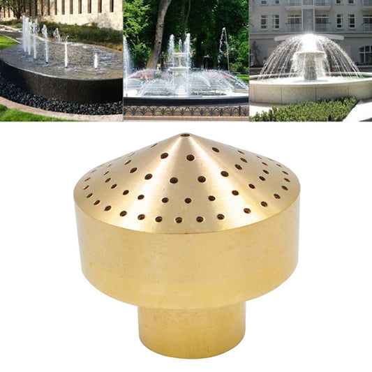 All-copper Fireworks Layer Water Nozzle Landscaping Fountain Head, 4 Points, 6 Points, 1 Inch, 1.5 Inch