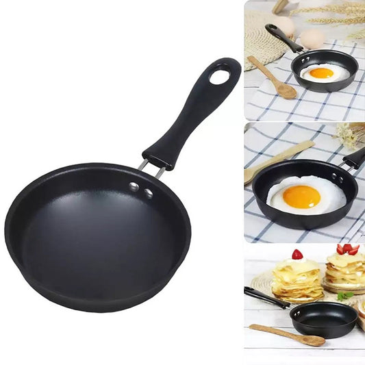 Mini Egg Frying Panpure Non-Stick Flat Bottom Pan Multicooker, 12cm