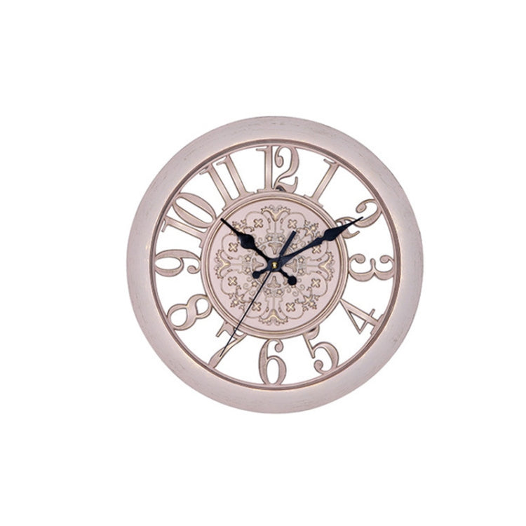 Home Round Retro Living Room Quartz Wall Clock