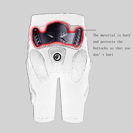HEROBIKER MP1001B Motorcycleoff-road Armor Pants Cycling Short Style Drop-proof Protective Pants, S, M, L, XL, XXL