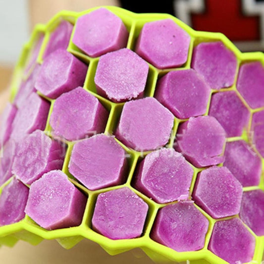 37 Grids Ice Cubes Honeycomb Ice Cream Maker Form DIY Mould Popsicle Molds Yogurt Ice Box Fridge Treats Freezer