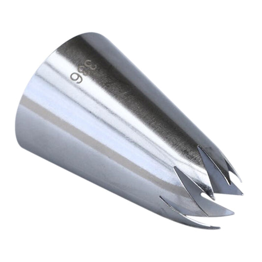 Large Size Icing Piping Shape Nozzle Cake Cream Decoration Head Bakery Pastry Tips Stainless Steel Decorating Tool Bakeware, 5 PCS Icing Piping