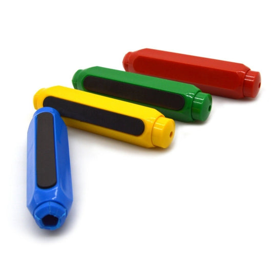 Magnetic Chalk Holder Dustless Double Spring Chalk Pen Holder Auto-adjust Chalk Clip, Ramdom Color, Auto-adjust Chalk Clip