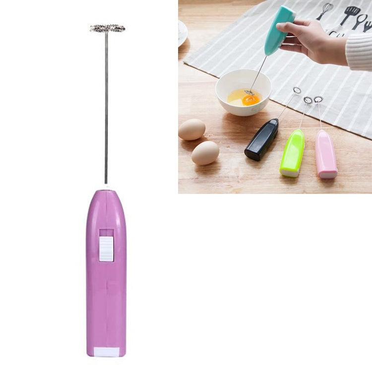 Electric Handheld Home Kitchen Egg Beater Mini Stainless Steel Egg Coffee Milk Tea Blender