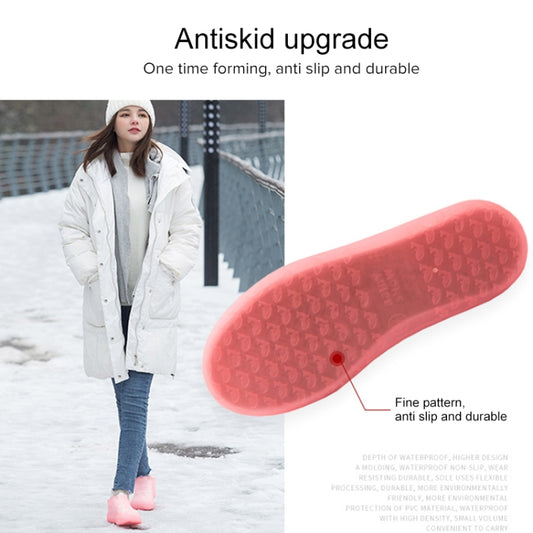 Portable Rain Boots Non-Slip Reusable Waterproof PVC Shoes Covers, 31, 32, 33, 34, 35, 36, 37, 38, 39, 40, 41, 42, 43, 44, 45, 46