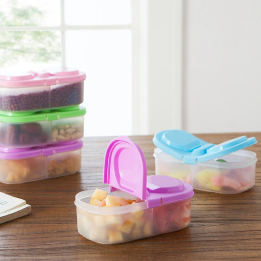 Lunch Box Food Container Plastic Portable Camping Picnic Folding Fruit Container Fridge Microwave Storage Box