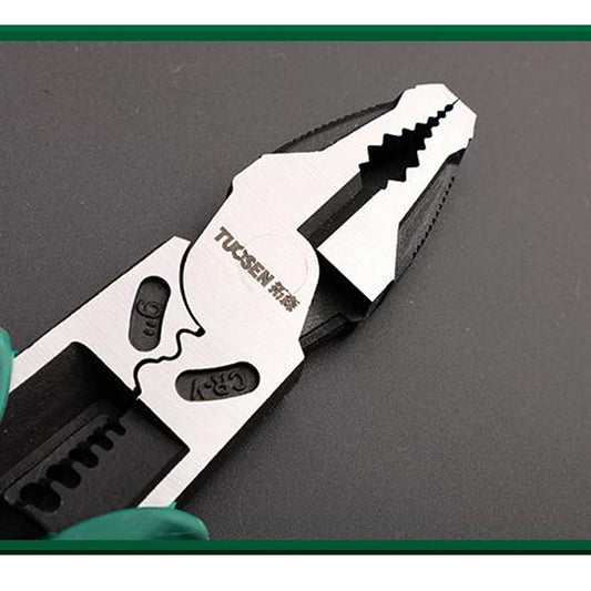 TUOSEN Multifunctional Crimping and Stripping Labor Saving Flat Pliers Vise Manual Wire Cutters, 14339 6 Inch, 14346 6 Inch, 10942 8 Inch, 10959 9 Inch, 11116 9 Inch