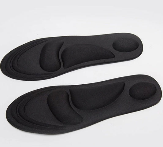 One Pair 4D Sport Sponge Soft Insole High Heel Shoe Pad Pain Relief Insert Cushion Pad for Woman