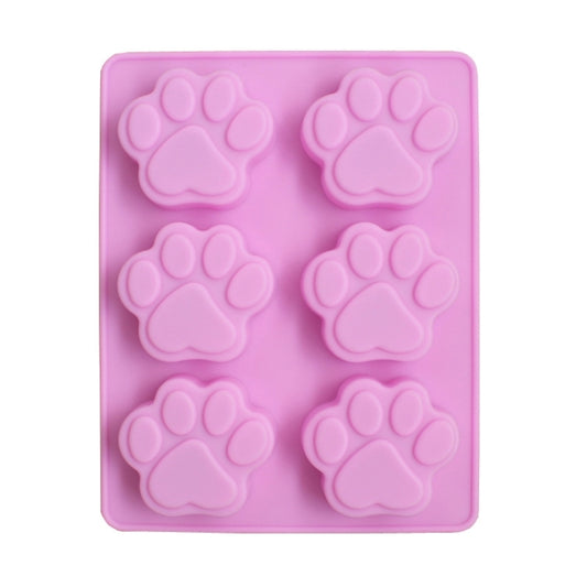 3 PCS Paw Soap Ice Cream Chocolate Cake Silicone Mold, Soap Shape