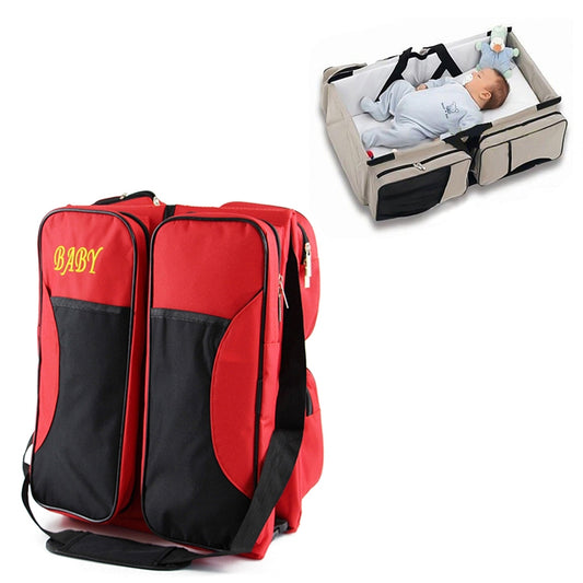 Newborn Baby Portable Travel Foldable Bed Mummy Pack Bag