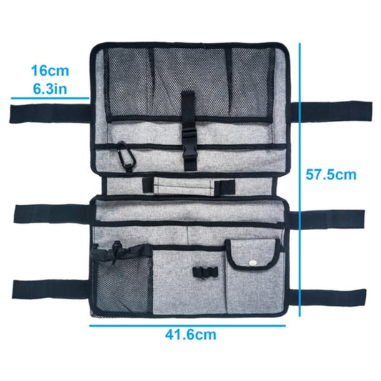 Wheelchair Walking Aid Adjustable Multifunctional Storage Bag, Wheelchair Walking Aid