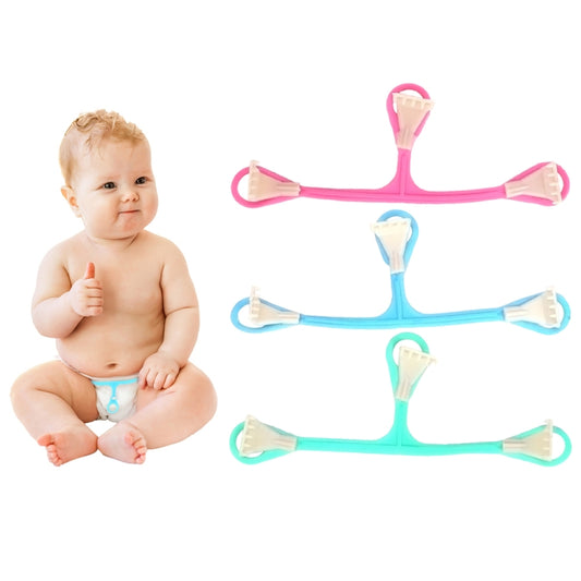 3 PCS Plastic Three-hook Small Claw Baby Diaper BuckleRandom Color Delivery, Diaper Buckle