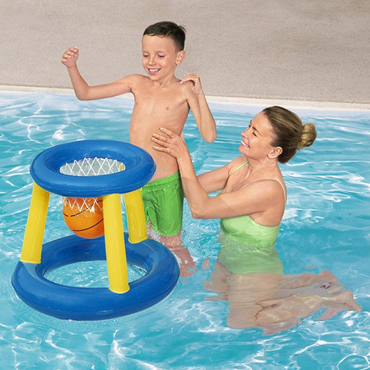 Inflatable Basketball Hoop Swimming Pool Entertainment Facilities, Basketball Hoop + Ball
