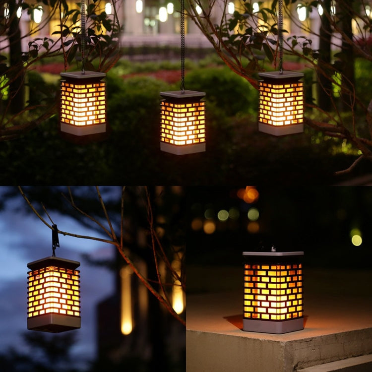 LED Solar Induction Landscape Light Flame Lamp Outdoor Waterproof Garden Lantern