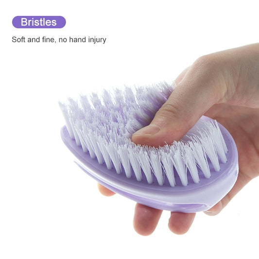 2 PCS Multi Functional Soft Hair Laundry Washing Shoes Bathroom Cleaning Brush