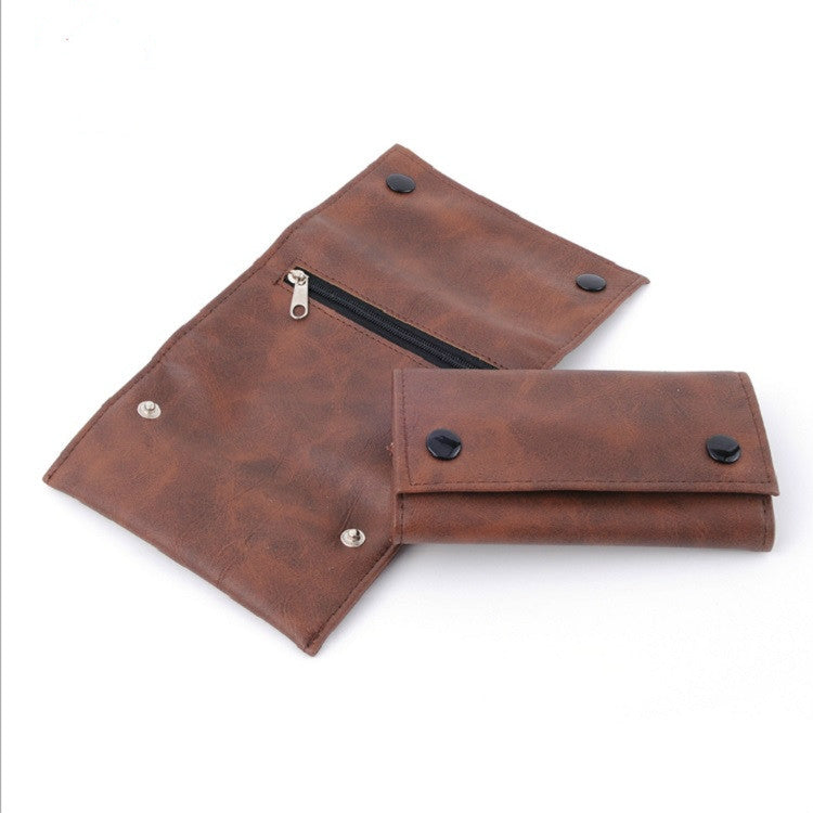 PU Leather Tobacco Portable Storage Bag