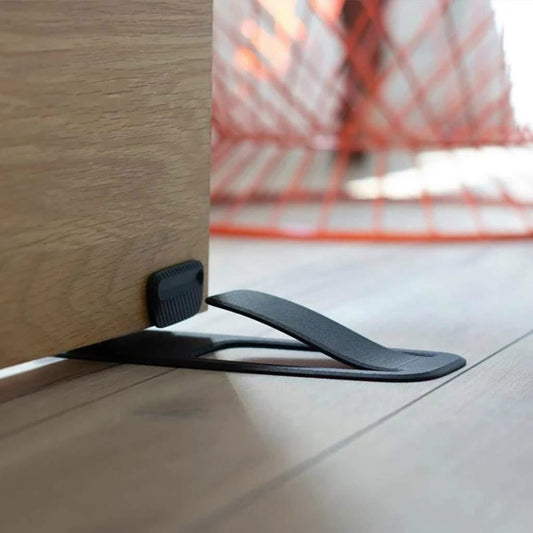 Multi-function Spring Innovative Door Stopper Block Simple Style Door Wedge Holder, Spring Door Stopper Black, Spring Door Stopper Blue