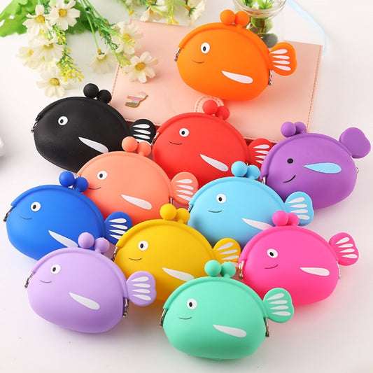 Mini Cute Fish Creative Cartoon Silicone Coin Purse