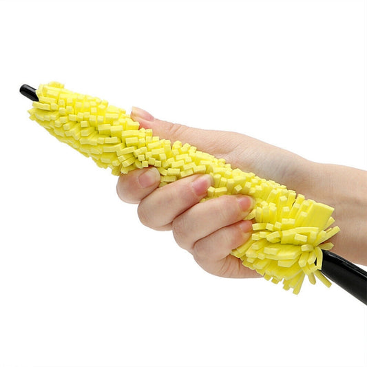 Universal Auto Car Accessories Car Rims Care Tire Wheel Washing Brush Plastic Handle Vehicle Wheel Cleaning Brush Washing Sponge, Wheel Cleaning Brush