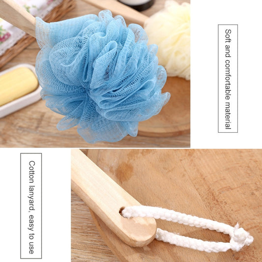 Long Handle Hanging Soft Mesh Body Shower Brush