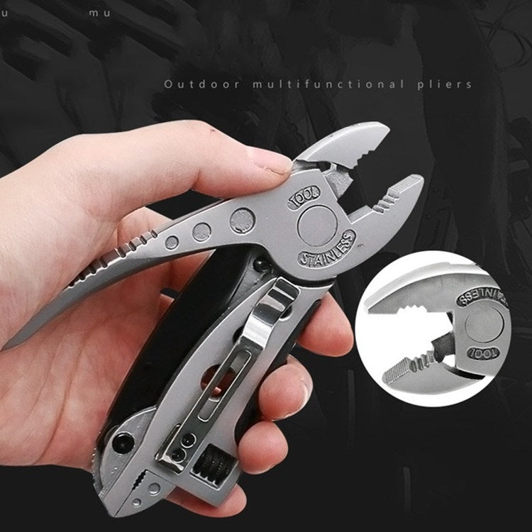 Outdoor Camping Multifunctional Pliers Multifunctional Wrench Tool Combination, Camping Pliers