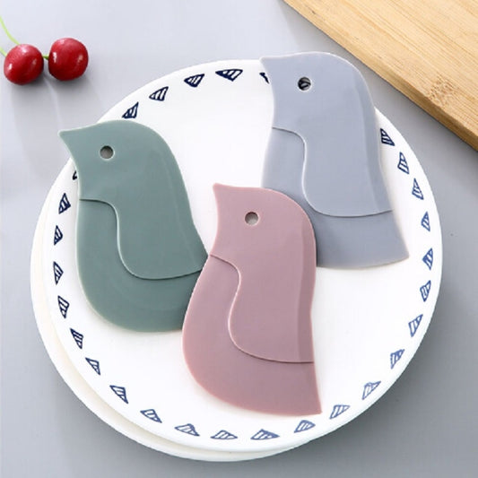4 PCS Penguin Shape Soft Scraper Kitchen Baking Gadget