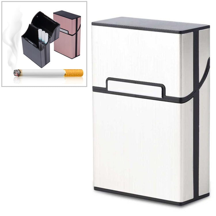 Aluminum Cigar Cigarette Case Tobacco Holder Pocket Box Storage Container Smoking Set