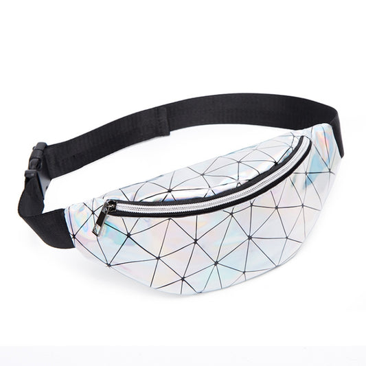Fashionable Unisex Chest Bag Fanny Pack Waist Bag Waterproof Laser Bags