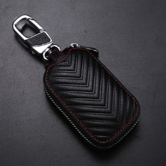 Multifunctional Hook Up Leather Car Key Bag