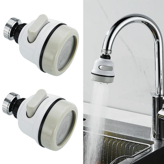 2 PCS Faucet Booster Shower Anti-splash Sprinkler Accessories Kitchen Tap Water-saving Adjustment Filter, Faucet Booster Shower