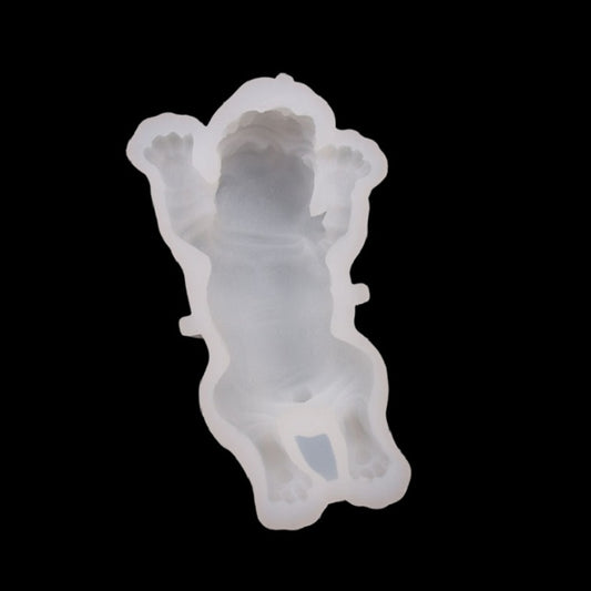 2 PCS 4 Inch Shapi Dog Mousse Cake Silicone Mold 3D Stereo Ice Cream Mold Dirty Dog Chocolate Mold, Shapi Dog Shape
