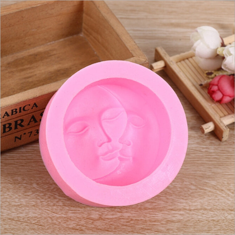 DIY Chocolate Cake Pudding Decoration Tool Face Silicone Model Baking Mold, Face licone Model