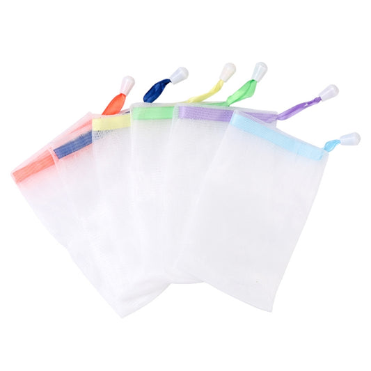 4 PCS Hanging Bag Cleaning Foam Cleanser Handmade Soap Bubble Net, Random Color Delivery, Soap Bubble Net