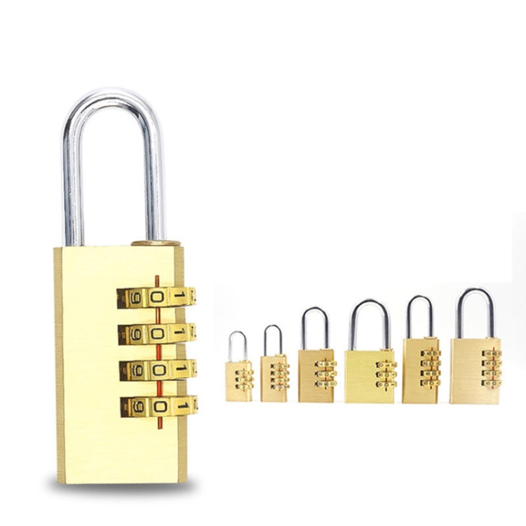 Four-digit Brass Code Padlock High-grade Security Gym Door Lock, Gym Door Lock