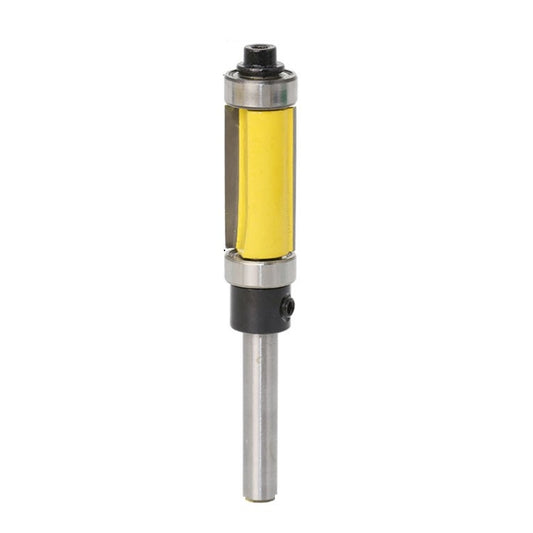 Double Bearing Trimming Knife Woodworking Milling Cutter, 1/4x1/2x25cm Yellow, 1/4x1/2x25cm Black, 1/4x1/2x38cm Yellow