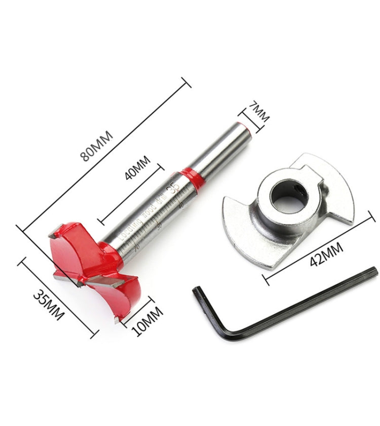 35mm Woodworking Bit Flat Wing Drill Hinge Hinge Special Reamer, Woodworking Bit