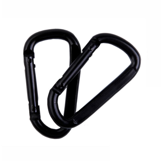 10 PCS D-shaped Aluminum Carabiner Outdoor Hanging Buckle Water Bottle Buckle